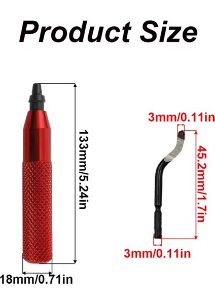 Metal Çapak Alma Alet Seti Çapak Kesici Kesme Bıçağı (Yurt Dışından) modelleri
