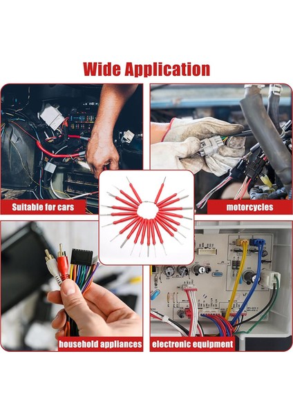 30+4p Terminal Pimi Çıkarma Alet Takımı, Elektrik Konnektörü Pimi Çıkarma (Yurt Dışından) fırsatları