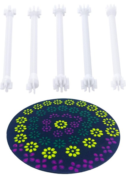 Nokta Boyama Için Çiçek Yaprağı Aletleri, 10 Yapraklı Noktalama Aleti (Yurt Dışından)