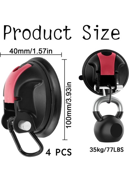 Vantuzlu Kancalar, 4'lü Paket, Vantuzlu Kamp Seti, Vantuzlu Kancalar (Yurt Dışından) modelleri