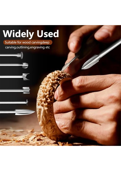 Ahşap Oyma Aletleri Seti 6 Farklı Matkap Ucu Kendin Yap Oyma El Sanatları (Yurt Dışından) fırsatları