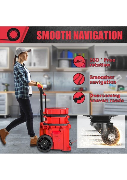 Yapı Ön Tekerlek Paketleme Tekerlekli Alet Kutusu Paketleme Alet Kutusu (Yurt Dışından) fırsatları