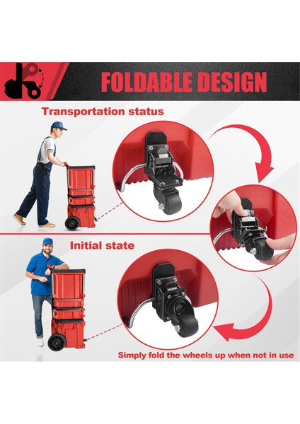 Yapı Ön Tekerlek Paketleme Tekerlekli Alet Kutusu Paketleme Alet Kutusu (Yurt Dışından) indirimleri