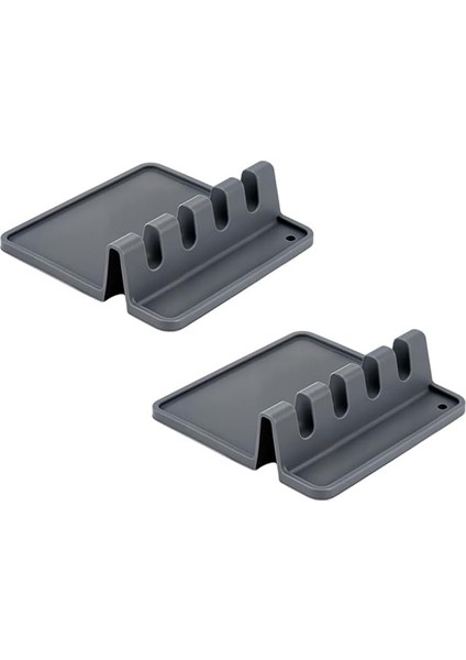 Adet Silikon Boya Fırçası Tutucu, 4 Yuvalı Dikdörtgen Düzenleyici (Yurt Dışından)