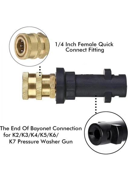 Karcher K2 K3 K4 K5 K6 K7 Için Yüksek Basınçlı Yıkama Adaptörü (Yurt Dışından) indirimleri