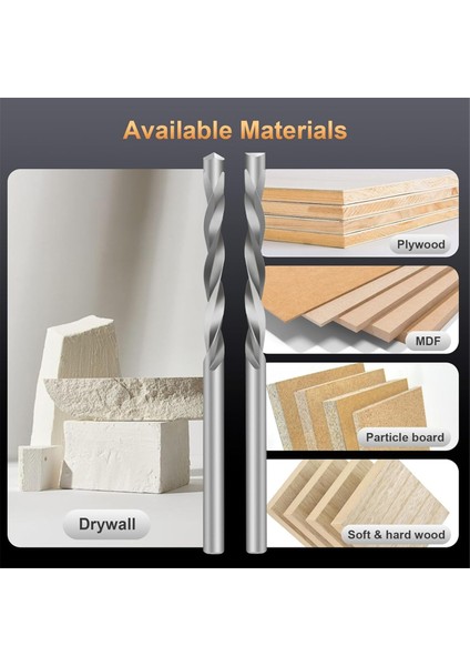 100 Parça Matkap Ucu Seti, 1/8 Inç Alçıpan Kesme Ucu Alçıpan Aletleri (Yurt Dışından) fırsatları