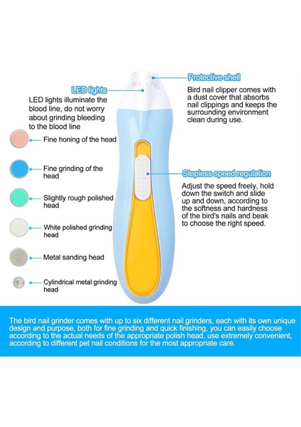 Kuş Tırnak Makası, LED Işıklı Kuş Gagası Makası, 6 Öğütücü (Yurt Dışından) fırsatları