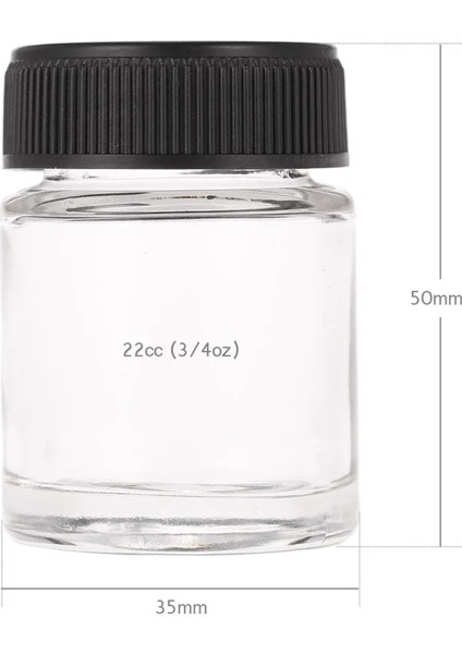 Tırnak Sanatı Airbrush Tankı Cam Şişe, 22CC Boya Kabı (Yurt Dışından) fiyatları