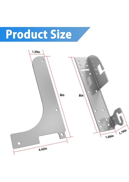 Rev-A-Shelf 5WB1 5WB2 Serisi Için 5WB-DMKIT Kapı Montaj Kiti (Yurt Dışından) fiyatları