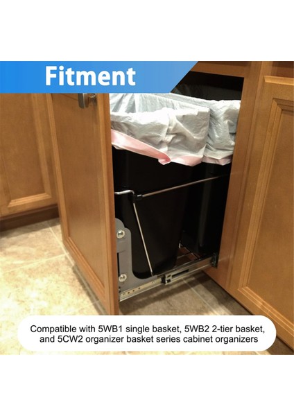 Rev-A-Shelf 5WB1 5WB2 Serisi Için 5WB-DMKIT Kapı Montaj Kiti (Yurt Dışından) modelleri