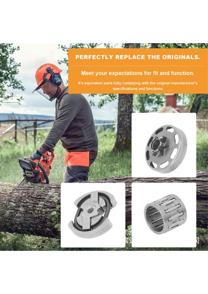 Husqvarna Motorlu Testere Için 3/8 Inç 6t Debriyaj Tamburu Iğne Rulman Takımı (Yurt Dışından) modelleri
