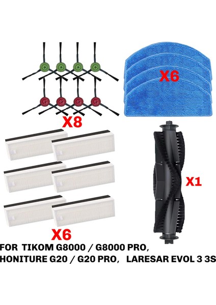 Tikom G8000 Honiture G20 Laresar Evol 3 3s Parça Fırça Filtre Paspas Için (Yurt Dışından) fiyatları