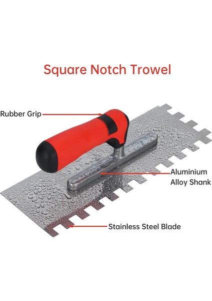 Paslanmaz Çelik Çentikli Fayans Malası Seti ve Harç Süngeri Eldivenleri (Yurt Dışından) indirimleri