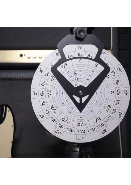 Gitar Beşli Çemberi Tekerleği Gitar Akoru Tekerleği Müzikal Akor Beyaz (Yurt Dışından) modelleri