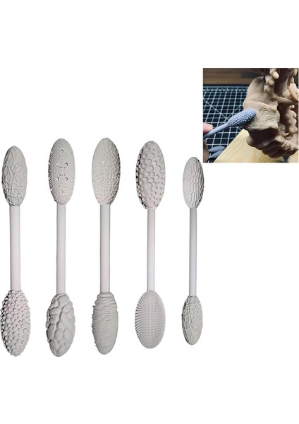 Kil Sanatı Için 10 Parça Doku Alet Seti, Kil Doku Yuvarlama Aleti (Yurt Dışından) fiyatları