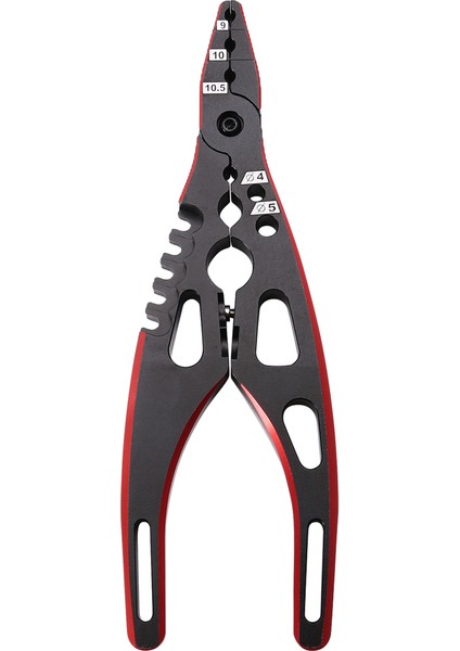 Profesyonel Çok Amaçlı Alet Metal Kelepçeli Şok Pensesi Siyah+Kırmızı (Yurt Dışından)