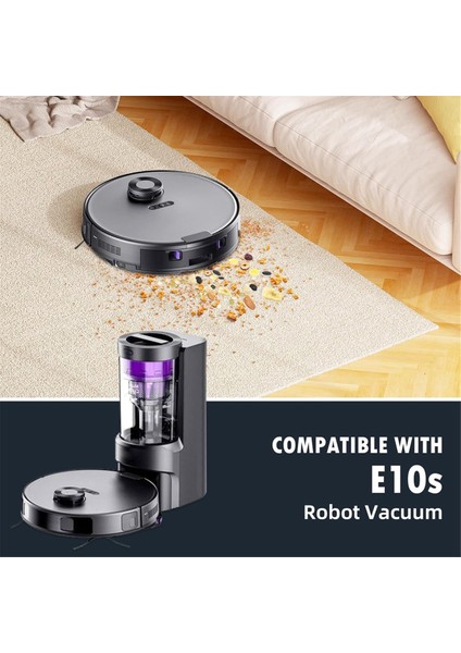 Eureka E10S Robot Süpürge Ana Yan Fırça Paspas Bezi Filtre Yedek Parça Aksesuarları (Yurt Dışından) fiyatları