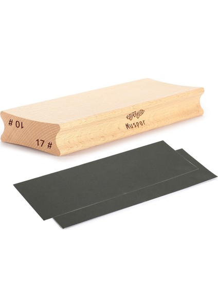Muspor A9LD Zımpara Bloğu Gitar Perde Düzeltme Zımpara Kirişi 10 ve 17 (Yurt Dışından)