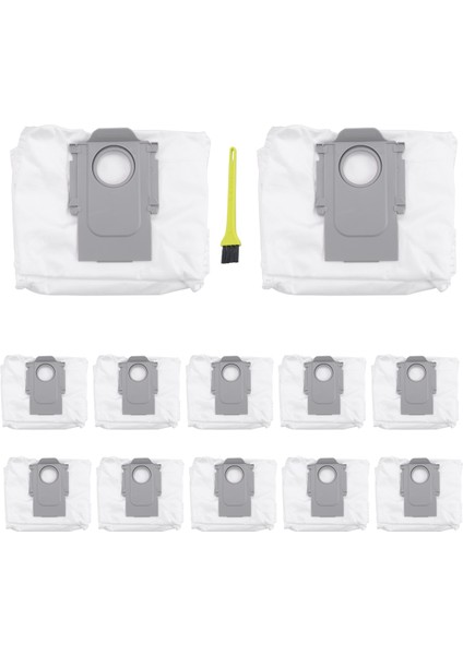 Roborock Q7 Max / Q7 Max+ / Q7 Max Plus, Roborock S7 Maxv Ultra/s7 Pro Ultra Elektrikli Süpürge Için 12'li Toz Torbası (Yurt Dışından)