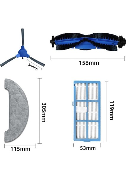 Hosome G9070 Robot Süpürge Yedek Parçaları Için Yedek Aksesuarlar (Yurt Dışından) fiyatları
