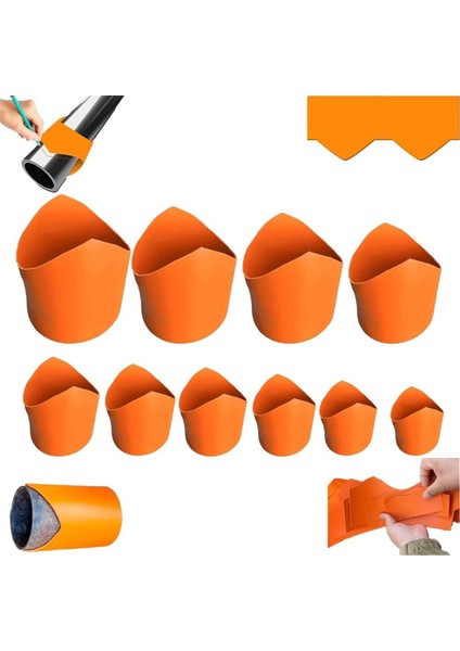 Hassas Boru Eyeri Şablonu, Sıhhi Tesisat Boru Eyeri Şablon Seti (Yurt Dışından) indirimleri