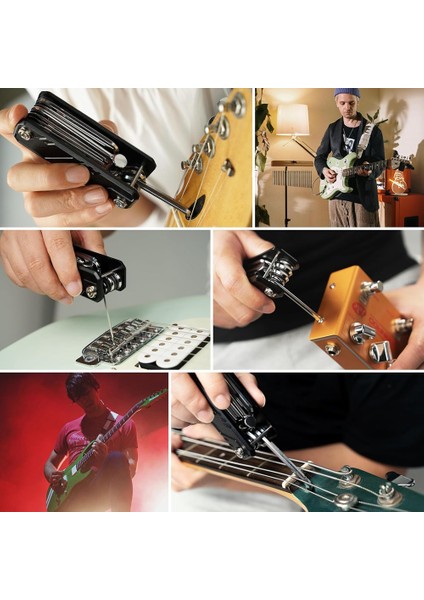 Guıtto Ggt-01 Bas Gitar Cep Aksesuarları Için Çok Amaçlı Gitar Aleti (Yurt Dışından) indirimleri