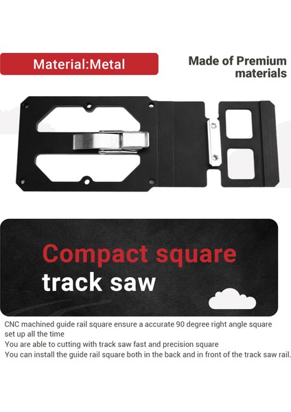 Kenar Destekli Kompakt Kılavuz Ray Kare Testere Kare (Yurt Dışından) fırsatları