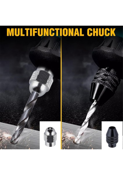 15 Parça Matkap Mandren Pens Pens Somun Seti Şaft Değiştirme Aleti (Yurt Dışından) fiyatları