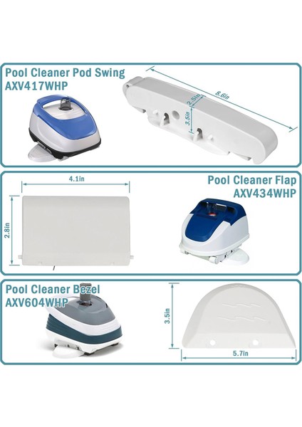 Hayward, Navigator, Arneson, Pool Vac Plus, Pool Vac Ul Terra Havuz Temizleyici Aners Için Havuz Temizleyici Parça Seti (Yurt Dışından) fırsatları