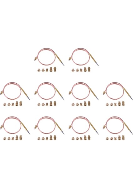 60 cm Evrensel Termoçift Vanası Şömine Sıcaklık Kontrol Probu (Yurt Dışından)