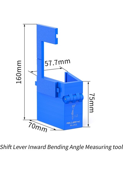 Risk Bisiklet Vites Kolu Içe Bükme Açısı Ölçüm Aleti Açıölçer (Yurt Dışından) indirimleri