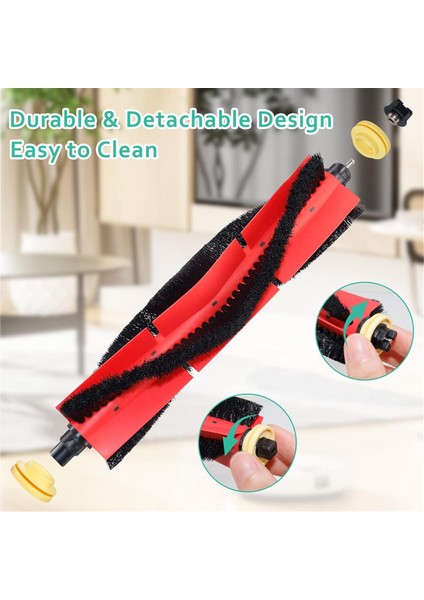 Xiaomi Roborock S6 Maxv S5 Max S6 S5 S6 Pure S60 S65 Elektrikli Süpürge Yedek Parçaları Ana Yan Fırça Hepa Filtresi (Yurt Dışından) modelleri