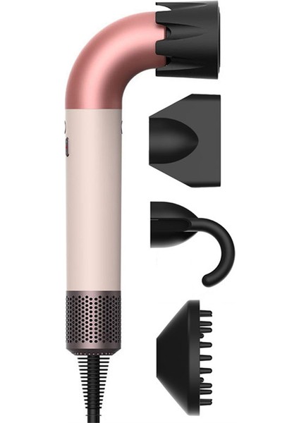 Nozullu Saç Kurutma Makinesi, Yüksek Hızlı Saç Kurutma Makinesi, Hızlı Kurutma, Negatif Iyonlu Yüksek Hızlı Saç Kurutma Makinesi Ab Fişi (Yurt Dışından)