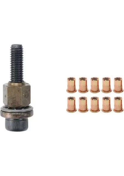 Manuel Perçin Vida Perçin Makinesi Perçin Somunu Alet Adaptörü 11 Adet M8 (Yurt Dışından)