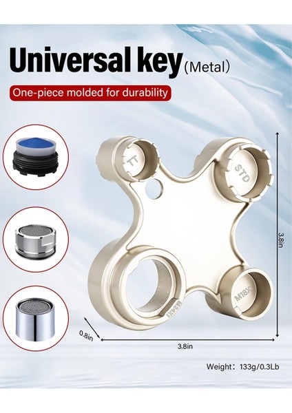 9'u 1 Arada Musluk Havalandırıcı Sökme Anahtarı (Yurt Dışından) modelleri
