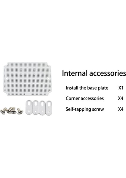 IP66 Su Geçirmez Şeffaf Kapaklı Muhafaza Bağlantı Kutusu (Yurt Dışından) modelleri