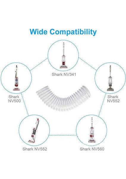 Alt Nozul Hortumu, Shark Rotator Elektrikli Süpürge NV341, NV470 Vb. Için. (Yurt Dışından) modelleri