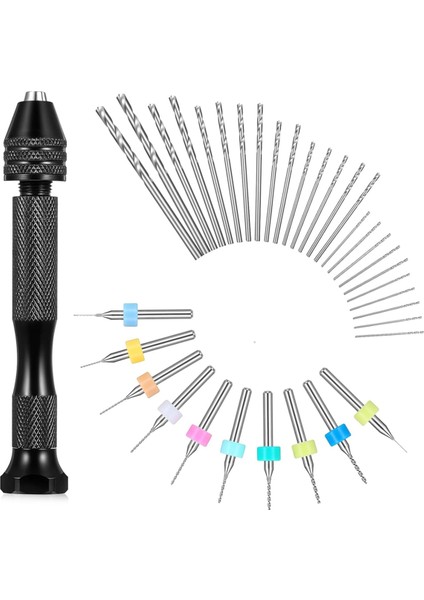 36 Parça El Matkap Ucu Seti Metal Pim Mengene ve Küçük Matkap Uçları Pcb (Yurt Dışından)