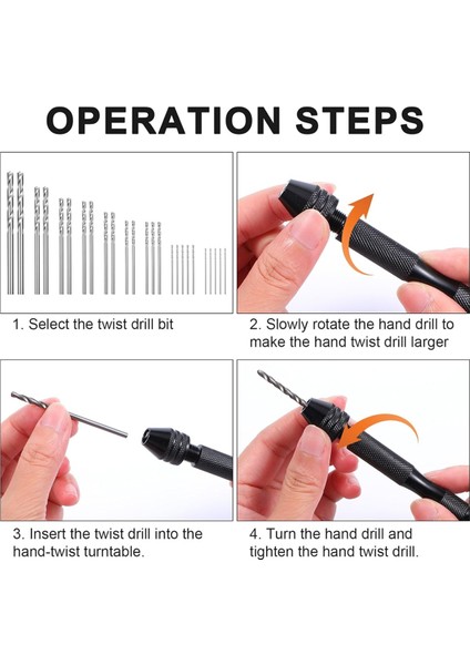 36 Parça El Matkap Ucu Seti Metal Pim Mengene ve Küçük Matkap Uçları Pcb (Yurt Dışından) fiyatları