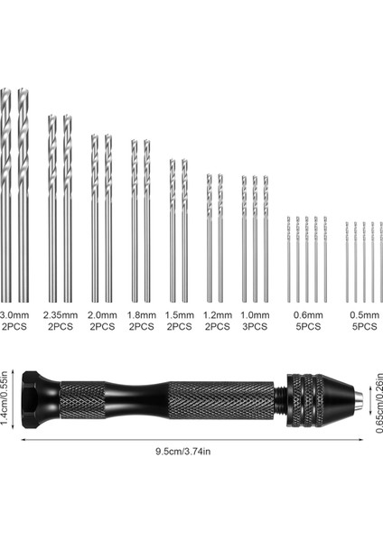 36 Parça El Matkap Ucu Seti Metal Pim Mengene ve Küçük Matkap Uçları Pcb (Yurt Dışından) modelleri