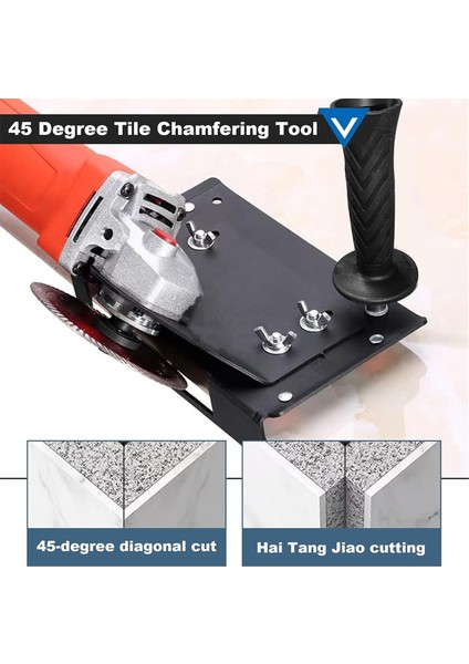 45 Derece Fayans Pah Kırma Aleti, Açı Taşlama Makinesi Standı Kesici Tutucu (Yurt Dışından) fırsatları