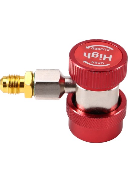 R134A Araba Klima Florür Dönüştürücü Hızlı Bağlantı Parçası Kırmızı (Yurt Dışından)