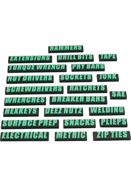 Alet Kutusu Çekmece Etiketleri, 23 Parça Yeniden Kullanılabilir Alet Kutusu Düzenleme Çıkartmaları (Yurt Dışından) fiyatları