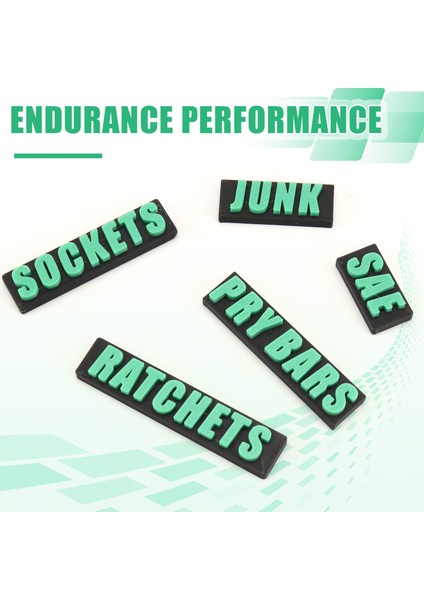 Alet Kutusu Çekmece Etiketleri, 23 Parça Yeniden Kullanılabilir Alet Kutusu Düzenleme Çıkartmaları (Yurt Dışından) indirimleri