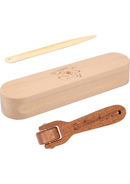 Parça Kayın Ağacı Terzi Çıtçıtları, Dikiş Silindiri Kayın Tahtası Seti (Yurt Dışından)