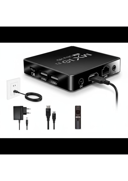 Tv 4K Ultra Hd Android Tv Box Chromecast Dahili Google Asistan Destekli