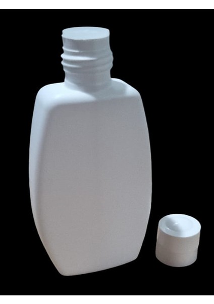 100 cc Yassı Hdpe Şişe (Kapak Dahil) – Aseton, Solüsyon, Kimyasal ve Kozmetik Kullanımı Için Dayanıklı Boş Plastik Şişe modelleri