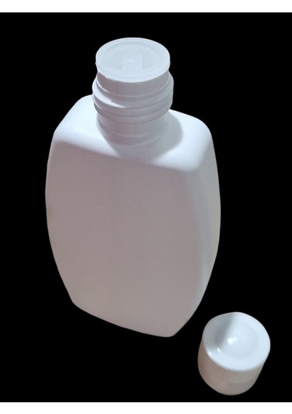 100 cc Yassı Hdpe Şişe (Kapak Dahil) – Aseton, Solüsyon, Kimyasal ve Kozmetik Kullanımı Için Dayanıklı Boş Plastik Şişe fırsatları