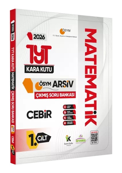 2026 YKS-TYT Matematiğin Kara Kutusu 1. Cilt Cebir Çıkmış Soru Bankası