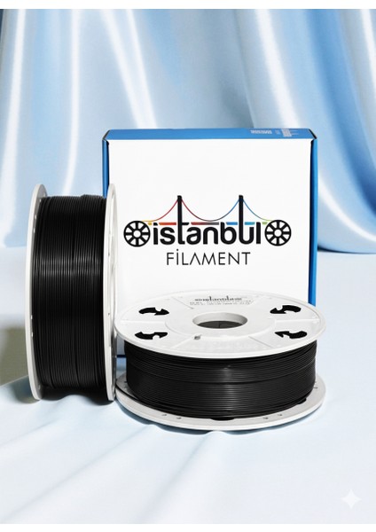 Istanbul Filament 3D Baskı Pla Siyah 1 kg Ø 1,75MM ± 0,05 mm Bambu Lab Uyumlu